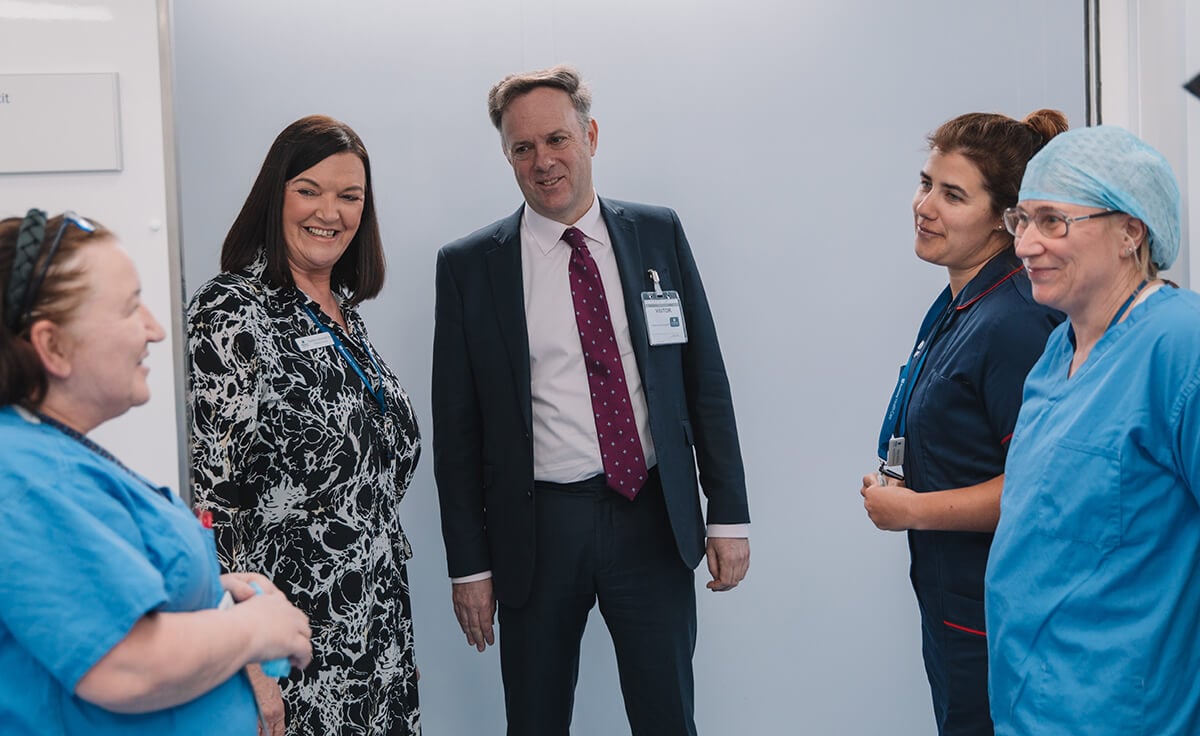 Julian Sturdy MP Visits Clifton Park Hospital in York